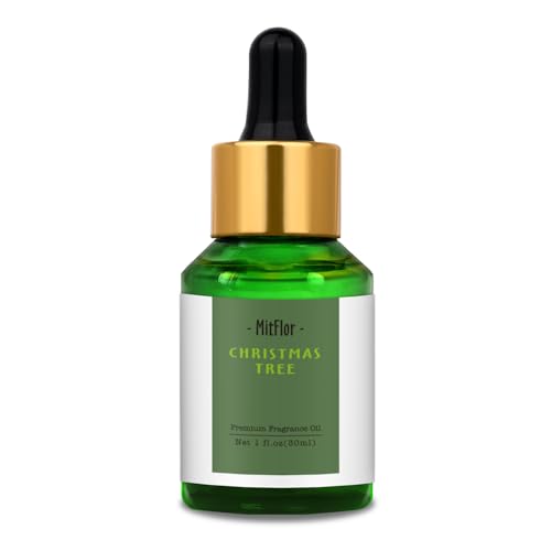Image of MitFlor Christmas Tree Fragrance Oil, 30ml Winter Holiday Diffuser Oil Scents, Large Size Premium Fragrance Oil for Soap Candle Making, Essential Oil for Diffusers for Home