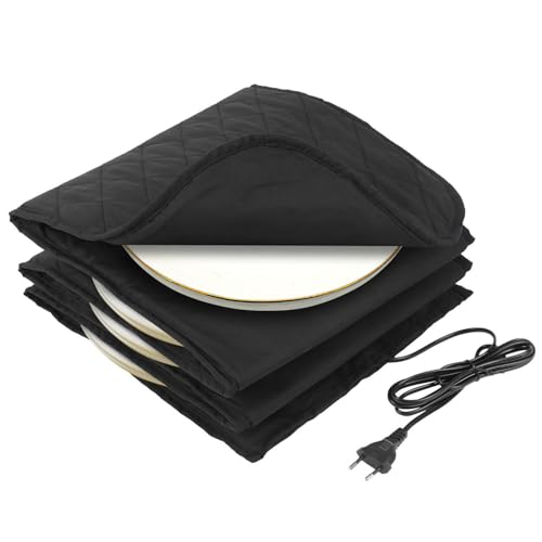 Jaxguom Tellerwärmer Elektrischer XXL für 12 Teller (bis 32cm) - 200W-74 °C, waschbarer Bezug, schnelle Erwärmung in 10 Min, Überhitzungsschutz - tellerwärmer gastro, küche(Schwarz) Jaxguom Tellerwärmer Elektrischer XXL für 12 Teller (bis 32cm) - 200W-74 °C, waschbarer Bezug, schnelle Erwärmung in 10 Min, Überhitzungsschutz - tellerwärmer gastro, küche(Schwarz)