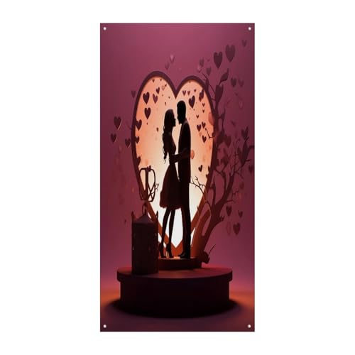 Toile de fond de fête pour porte d'entrée et sublimation de vos soirées en plein air
