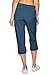 RBX Active Women's Cargo Capri Pant with Pockets Fashion Lightweight Woven with Drawstring Deep Teal XS