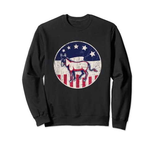 Elección 2020 Vintage Demócrata burro partido Sudadera