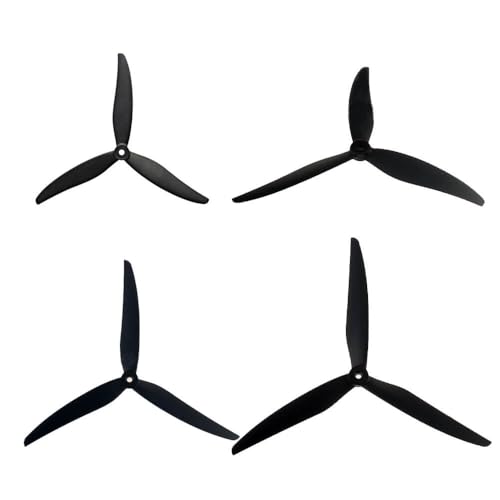 Hélices à 3 pales 7037 nylon carbone hélice 7 pouces trou 5mm drone FPV cinelifter