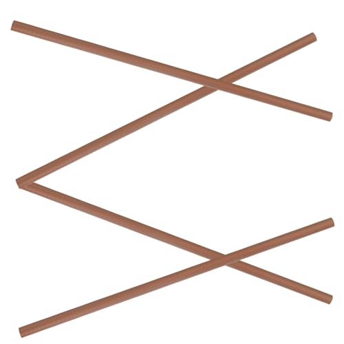 GRIRIW Diy Craft Making Rods Set 4pcs Round Metal Rods 0.8mm 10 Inches for Garden and