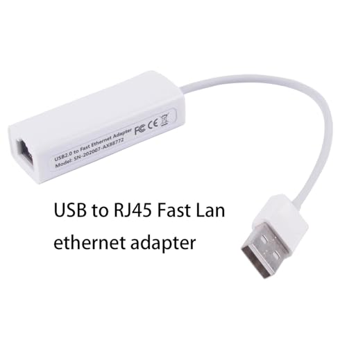 Adaptador USB a RJ45 Lan Ethernet 100Mbps Asix AX88772B convertidor de red cableada LAN 10M 100M 3