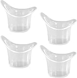4 Piece Reusable Eye Wash Cup Set with Smooth Rim for Gentle Eye Rinse and Hygiene Care - Image 1