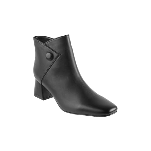 Image of Metro Women Faux Leather Sleek Slip-On Casual Boots