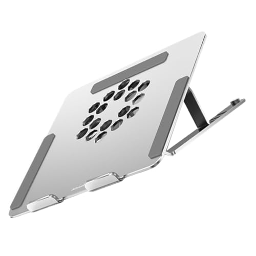 Base para laptop con ventiladores LED y ajuste de altura miniatura 1