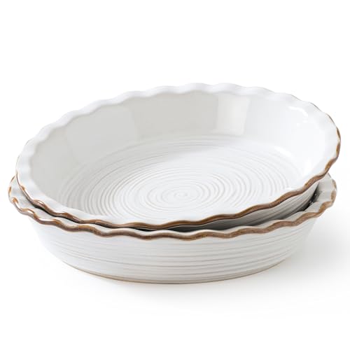Frewinky Ceramic Pie Pan for Baking, 9 inch Pie...