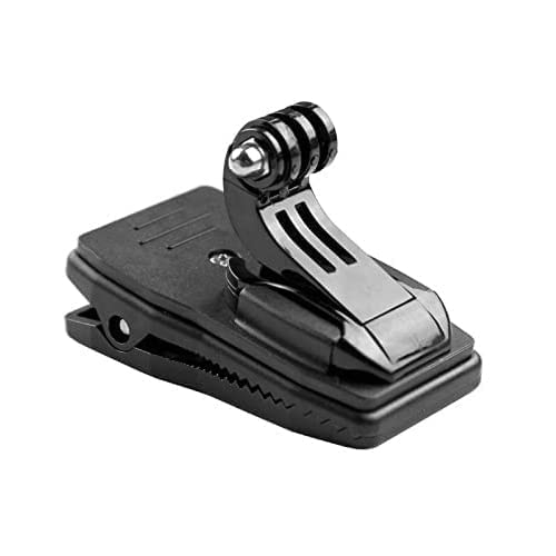 Rhymestore® New 360° Rotatable Backpack Clamp J Hook Mount Adapter for GoPro Hero 9, 8, 7, 6, 5, Yi, 4K, Eken, H9, Sjcam, Sj9, Go Pro, Accessory (Pack of 1) (CLAMP PACK OF 1) (B0BCJK7TN6) Amazon Price History, Amazon Price Tracker