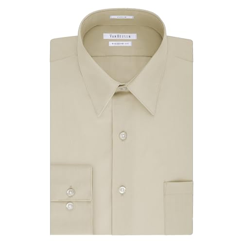 Image of Van Heusen Men's Tall FIT Dress Shirts Poplin