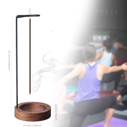 Wooden Incense Holders Upside Down Incense Holder for Sticks Ash Catcher Catching Room Censer Holder Tea Room Home Decoration for Yoga Meditation - Image 3