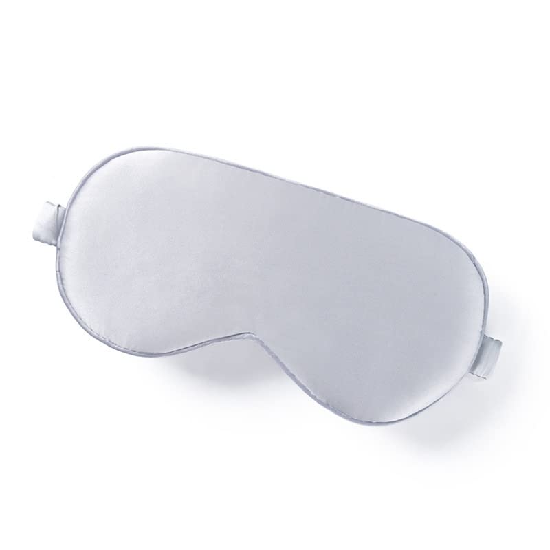 Schlafmaske aus Seide, weicher Satin, Augenbinde, elastischer Riemen, Nacht-Augenschutz, Reisenickerchen for Damen und Herren (Color : E)