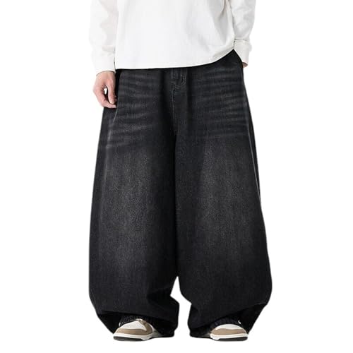 Jean baggy Y2K homme pantalon cargo vintage large streetwear hip hop bleu