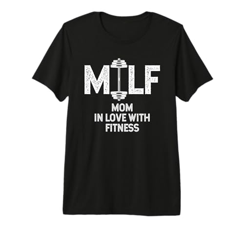 Mom In Love With Fitness Humor Saying Quote Premium Tri-blend T-Shirt