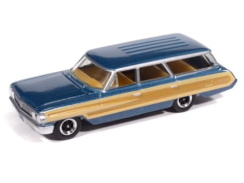 Modelo a escala 1:64 Auto World Muscle Wagons 1964 miniatura 2