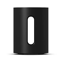 Sonos Sub Mini Kompakt-Subwoofer, beeindruckender Bass, ausgewogener Klang, Einstellbarer EQ, 2 Class-D-Verstärker, Trueplay - Schwarz.