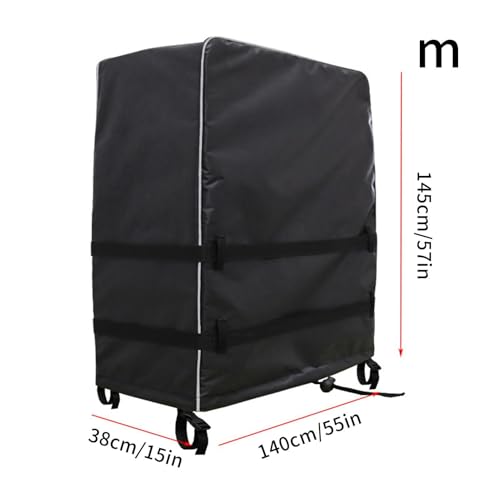 Protection de télévision 48x20x57 pouces bâche textile pour support TV mobile - 7