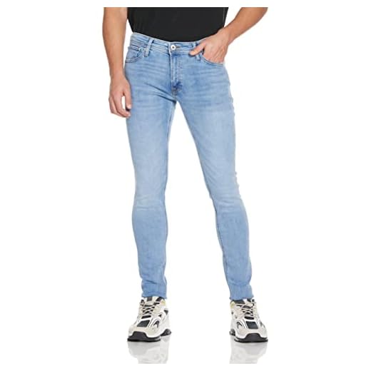 JACK & JONES Jjiglenn Jjoriginal Na 030 Noos Jeans, Blu Denim, 30W x 34L Uomo