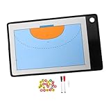 HONITANO Handball Taktiktafel Magnetisch Tragbar Leichtes Whiteboard mit Sicherer Magnetoberfläche...