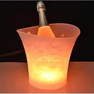 Bar Beer Ice emmer, kleur veranderende koeler LED IJsemmer, champagne wijn drinkt bieremmer for KTV Party Bar Home Wedding, 5 l