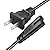 Replacement TV AC Power Cord Fit for Samsung UN40 UN43 UN48 UN49 UN50 UN55 UN60 UN65 UN70 UN75 UN78 Series 4k Smart TV for 2 Prong AC Power Charger Cable P/N 3903-000853 3903-000599 3903-001117