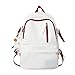 ZSYXM Rucksack Damen Frauen Schule Rucksack High School Taschen for Mädchen Mode Einfache Weiße Rucksack Teenager Mädchen Bücher Tasche Nette Ente Puppe (Color : Red with Duck doll)
