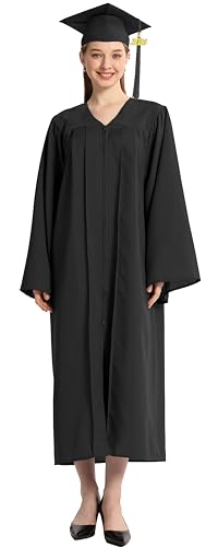 Grad HAGO Unisex Unisex Graduation Cap and Gown Tassel Set with 2025 and 2026 for High School and Bachelor