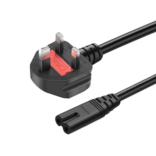 IndoTeam Figure 8 Power Lead 1.5m - C7 Cable with UK Plug