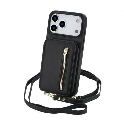 Sac à main étui iPhone 16e noir tout-en-un pour vos sorties et voyages