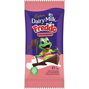 Cadbury Dairy Milk Freddo Frog Strawberry, 72 x 15 Grams