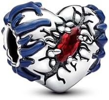 PANDORA Stranger Things Glow in the Dark Heart Charm Made of