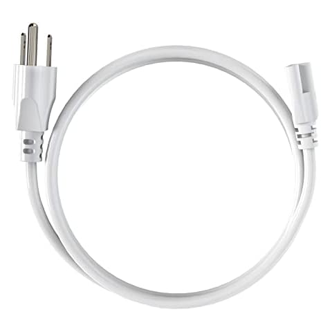 SHOPLED 5FT Plug Power Cord T5 T8 LED Tube Power Cable,5FT 3-Outlet Power Cord for LED Shop Lights Cover