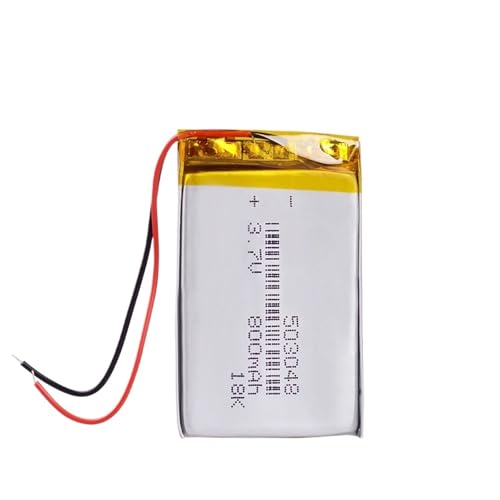 Batería 503048 de 3,7 V para recambio de minicámaras mp3 y mp4 con capacidad de 800 mAh