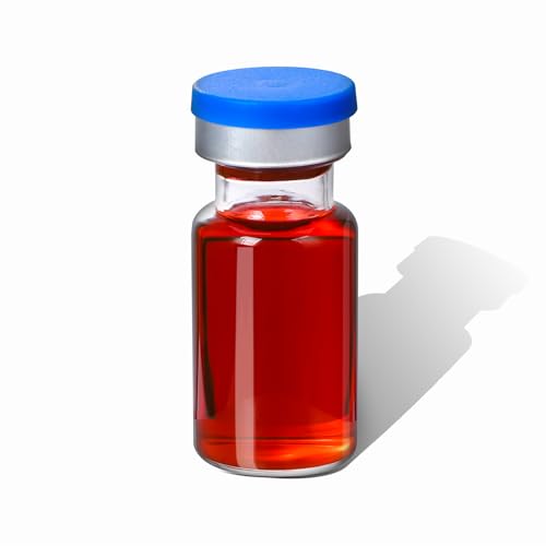 FOUR E'S SCIENTIFIC 100 Pack 10ml Headspace Vials with Plastic-Aluminum Caps and Rubber Stoppers