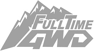 汎用 ステッカー FULLTIME 4WD フルタイム スペアタイヤカバー サイドシール リアガラスなど ジムニー アウトランダー スクード SUV車両