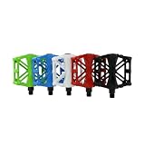 YdseozOA Fahrradpedale Fahrrad Aluminium rutschfeste langlebige Mountainbike-Pedale MTB BMX Radfahren Universal-Fahrradpedale Fahrradzubehör (schwarz)