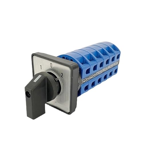 Interrupteur à came rotatif 25A double alimentation 6 pôles LW26
