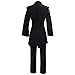 Bichingda Mens Tunic Costume Knight Hooded Robe Tunic Uniform Cosplay Full Set Halloween Costume
