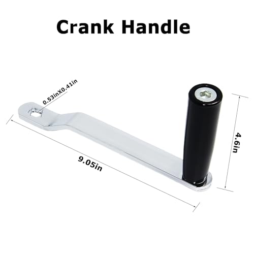 Image of Upgraded Boat Winch Handle,Universal Trailer Winch,Crank Handle,Boat Winch Handle Comfort Grip Replacement Accessory for Trailer Marine Sailboat