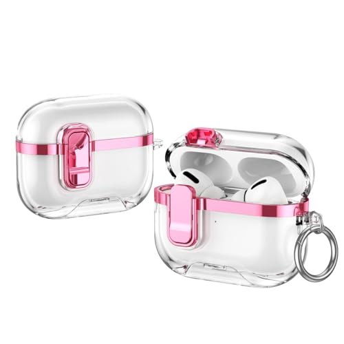 Coque Airpods Pro 3 rose doré : protection rigide en silicone premium pour boîtier 2025
