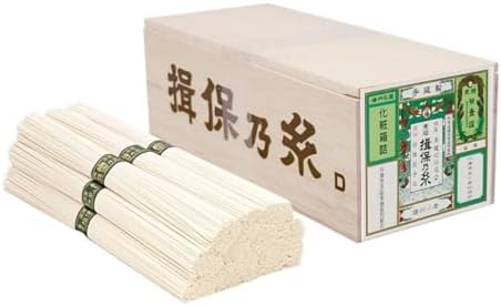 （00:00時点） 手延素麺 揖保乃糸 播州小麦 50g×12束 そうめん 木箱 ギフト/BK-20N/