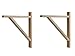 IKEA - EKBY VALTER Wood Selves Bracket, Depth 11" (X2) (birch)