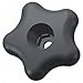 Innovative Components Snap Lock Star Knob, 2 1/4 in, Thru, 1/4