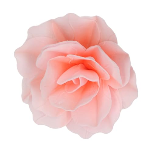 FunCakes Rose Pastella Rosa Groß, Essbare Blumen für Torte, Kuchen und Cupcakes Dekoration, Edible Wafer Flowers Deluxe - pk/1
