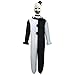 EJWCIG Kids Art the Clown Costume with Mask, Killer Clown Costume Halloween Cosplay Props for Kid(Kids costume, 150)