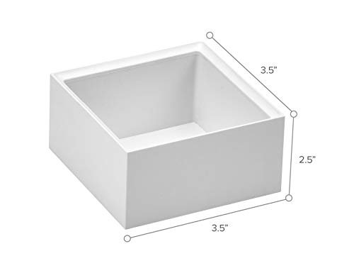 Image of Bostitch Office Konnect Desk Organizer Accessory Tray, Stacks for Desktop Storage, White (Pack of 6)