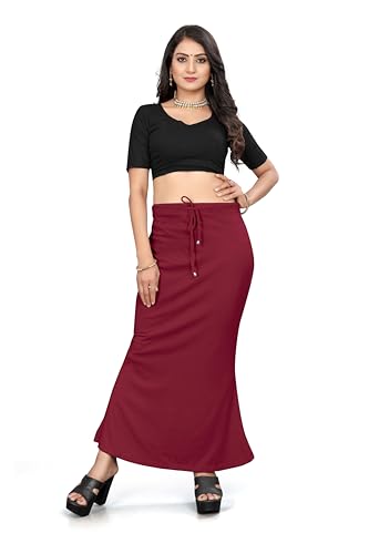 Image of Yashika Present Lycra Saree Shapewear Petticoat for Women||Straight Fit Petticoat Saree Silhouette Shape Wear Dress for Saree|| AZ-YS-OG-SHAPER-P