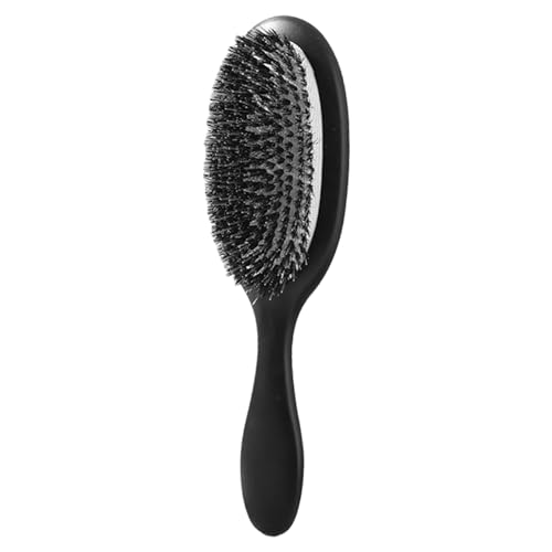 Cepillo de pelo anti-encrespamiento - cepillo de pelo de cerdas de jabalí suave | Bristle Cepillo de pelo | Cepillar para el cabello graso | Bristles sin punta peinan el cepillo de pelo | Hombres