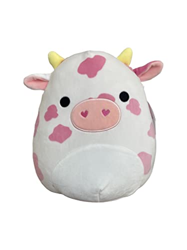 Squishmallows peluche 11 inch Evangelica doudou vache rose Kellytoy pour collectionneur