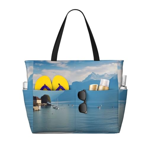 Sac d'épicerie réutilisable motif avion pour simplifier votre quotidien